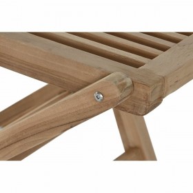 Sedia da giardino DKD Home Decor Marrone 57 x 47 x 90 cm Teca (57 x 47 x 90 cm)