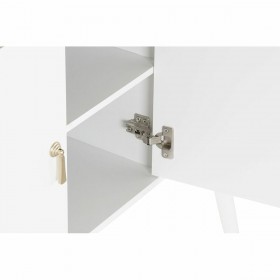 Credenza DKD Home Decor   Bianco Crema Naturale Metallo Legno di paulownia 120 x 40 x 78,5 cm