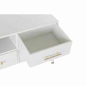 Mobile TV DKD Home Decor Bianco Metallo MDF