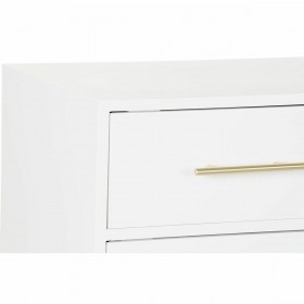 Mobile TV DKD Home Decor Bianco Metallo MDF