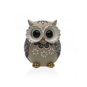 Statua Decorativa Versa Gufo 7,5 x 13,5 x 11 cm
