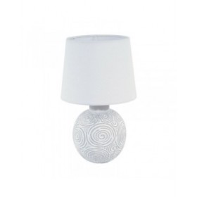 Lampada da tavolo Versa Bianco Ceramica 18 x 30 x 18 cm