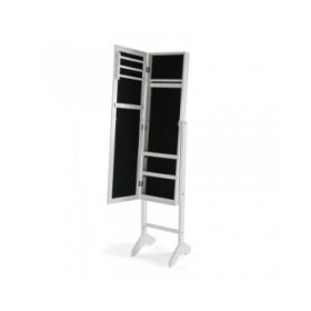 Specchio da parete Versa Bianco Specchio Legno MDF Minimalista 33,5 x 153 x 35,2 cm