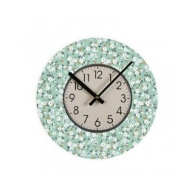 Orologio da Parete Versa Fiori Legno 4 x 30 x 30 cm