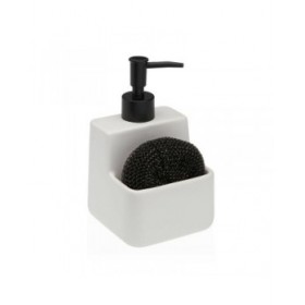 Dispenser di Sapone Versa Bianco Ceramica Plastica