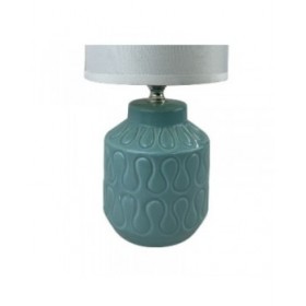 Lampada da tavolo Versa Lizzy Azzurro Ceramica 13 x 26,5 x 10 cm