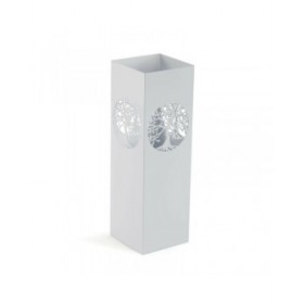 Portaombrelli Versa Albero della vita Bianco Metallo Ferro 15 x 49 x 15 cm