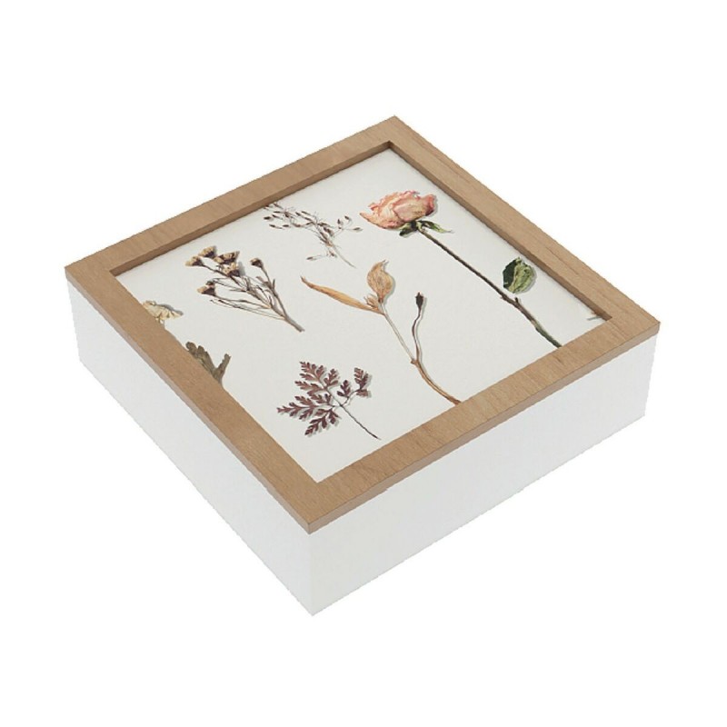 Scatola Decorativa Versa Legno MDF Fiori