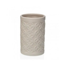 Set da Bagno Versa Beige Dolomite 6,8 x 17 x 6,8 cm