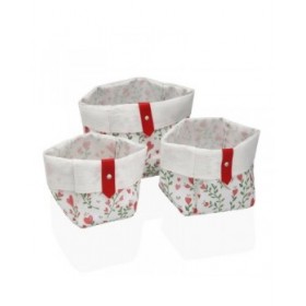 Set di Cestini Versa Lover 14 x 14 x 14 cm