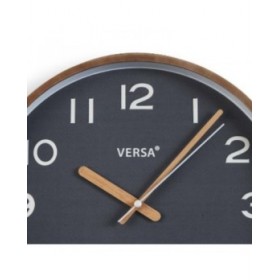 Orologio da Parete Versa Grigio Plastica Quarzo 4,3 x 30 x 30 cm