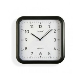 Orologio da Parete Versa Nero Plastica Quarzo 3,5 x 28,5 x 29,5 cm