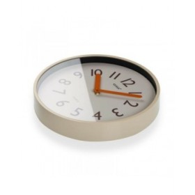 Orologio da Parete Versa Crema Plastica Quarzo 4 x 30 x 30 cm