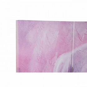 Paravento DKD Home Decor Gatto Tela 120 x 2,5 x 180 cm Pino