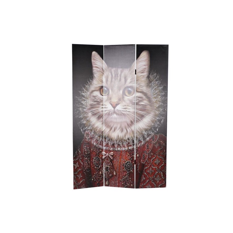 Paravento DKD Home Decor Tela Pino (120 x 2,5 x 180 cm)