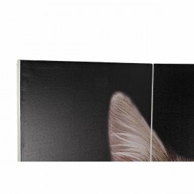 Paravento DKD Home Decor Tela Pino (120 x 2,5 x 180 cm)