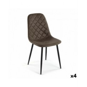 Sedia Versa Serena Marrone scuro 53 x 88 x 43,5 cm (4 Unità)