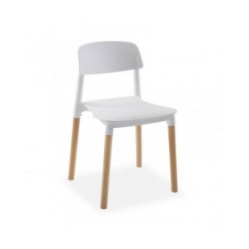 Sedia Versa Bianco 45 x 76 x 42 cm (4 Unità)