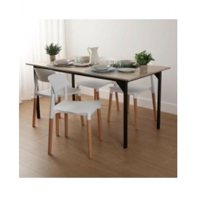 Sedia Versa Bianco 45 x 76 x 42 cm (4 Unità)