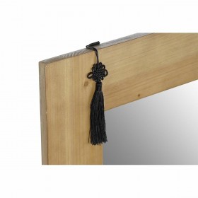 Specchio da parete DKD Home Decor Abete Naturale Rosso MDF (70 x 2 x 90 cm)