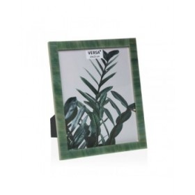Cornice Portafoto Versa Verde Plastica 1,8 x 28 x 23 cm