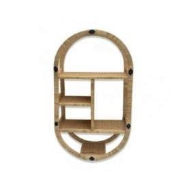 Scaffale Versa Rattan 16 x 80 x 45 cm
