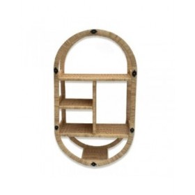 Scaffale Versa Rattan 16 x 80 x 45 cm