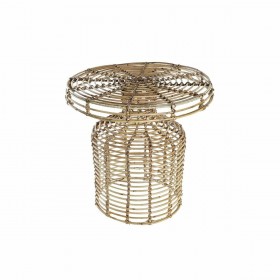 Tavolo aggiuntivo DKD Home Decor Naturale 48 x 48 x 45 cm