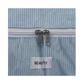 Scatole Portaoggetti Versa Corduroy 38 x 26 x 26 cm Azzurro