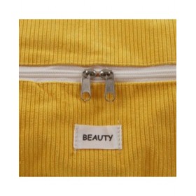 Scatole Portaoggetti Versa Corduroy 40 x 25 x 50 cm Giallo