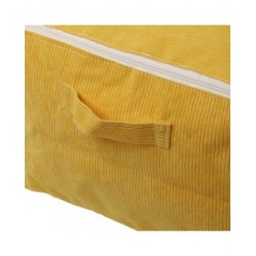 Scatole Portaoggetti Versa Corduroy 40 x 25 x 50 cm Giallo