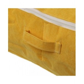 Scatole Portaoggetti Versa Corduroy 50 x 20 x 70 cm Giallo