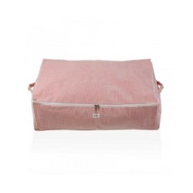 Scatole Portaoggetti Versa Corduroy 50 x 20 x 70 cm Rosa