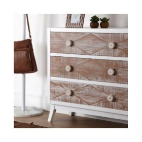 Cassettiera Versa Sira Legno di pino Legno MDF 34 x 76 x 80 cm