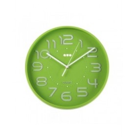 Orologio da Parete Versa Verde Plastica 3,7 x 30 x 30 cm