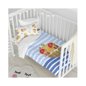 Set di copripiumino HappyFriday Happynois Pirate Ship Multicolore Culla Neonato 2 Pezzi