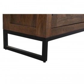 Stand Espositore DKD Home Decor Marrone Teca Metallo (160 x 40 x 175 cm)