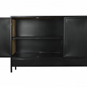 Credenza DKD Home Decor Marrone Nero Metallo Legno di mango (160 x 40 x 90 cm)