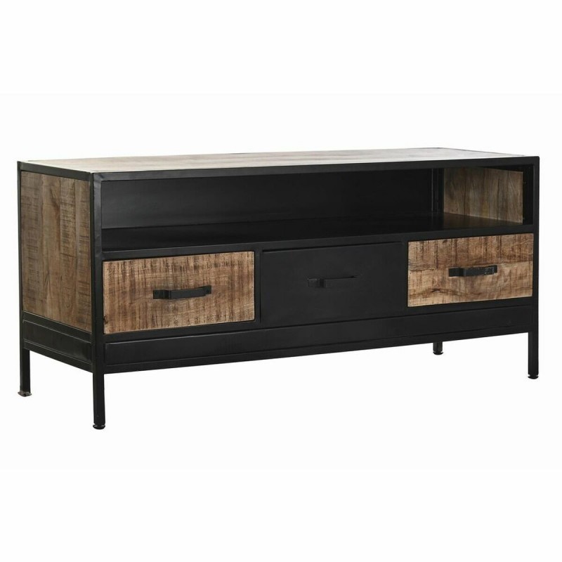Mobile TV DKD Home Decor Marrone Nero 125 x 40 x 55 cm