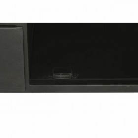 Credenza DKD Home Decor Naturale Nero Dorato Metallo Legno di mango (145 x 40 x 85 cm)