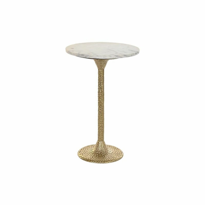 Console DKD Home Decor Bianco Dorato Alluminio Marmo 40 x 40 x 61 cm