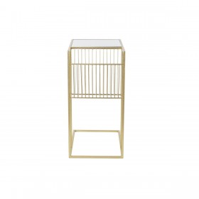 Portariviste DKD Home Decor Dorato Metallo Specchio 48 x 35 x 71 cm