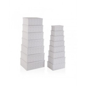 Set di Scatole Decorative Versa Laison Cartone (15 Pezzi)
