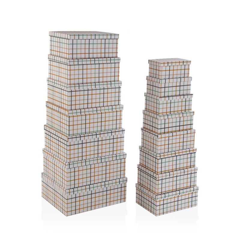 Set di Scatole Decorative Versa Peter Cartone (15 Pezzi)