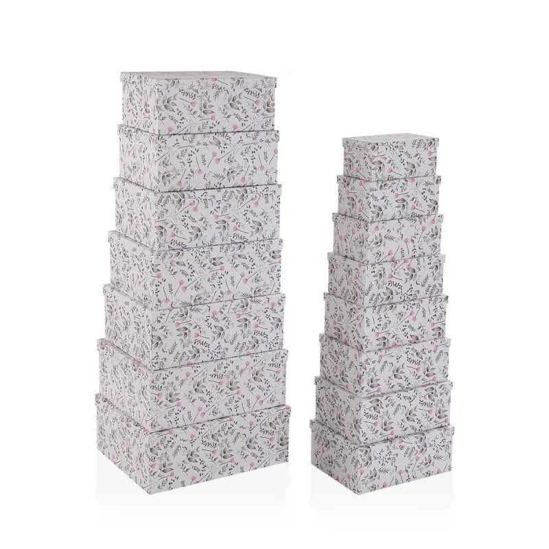 Set di Scatole Decorative Versa Caprice Cartone (15 Pezzi)