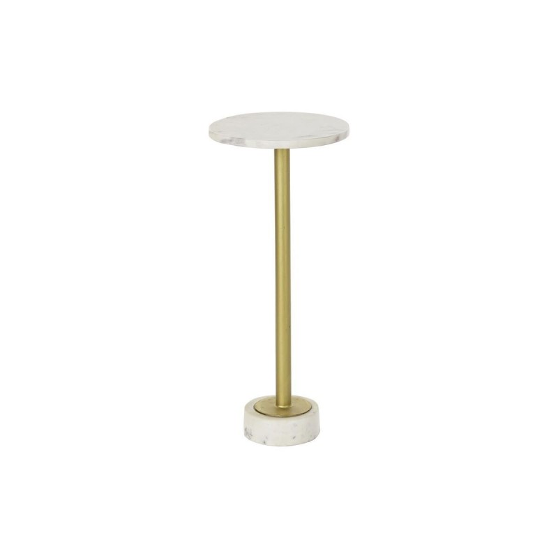 Tavolo aggiuntivo DKD Home Decor Dorato Metallo Marmo 27 x 27 x 62 cm