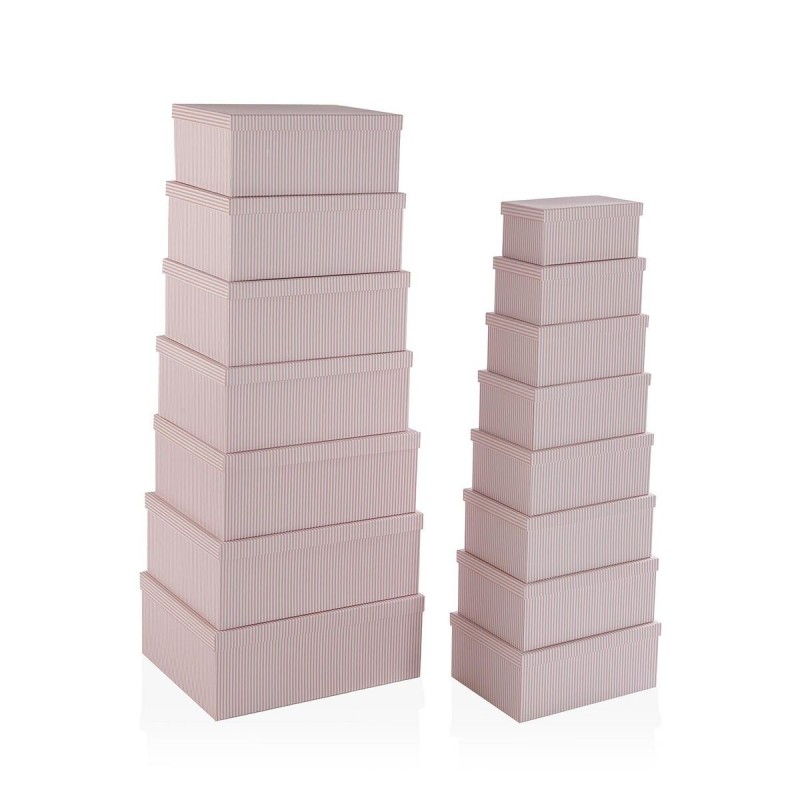 Set di Scatole Decorative Versa Cartone (15 Pezzi)