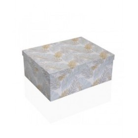 Set di Scatole Decorative Versa Cartone Piume (15 Pezzi)