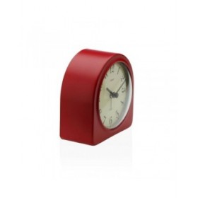 Orologio da Tavolo Versa Luxa Rosso Plastica 5,8 x 10 x 10 cm