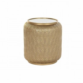 Tavolo aggiuntivo DKD Home Decor Dorato Metallo Arabo (42 x 42 x 44 cm)